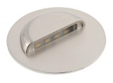 GTV LD-ESOA084-51 "ESCADA" Led lámpa, LED-12V, 1X0,8W, inox, 70lm, 4000K, IP20