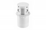 GTV LIGHTING GTV AE-BPW4F120P-10 Süllyesztett irodai hosszabbító COMFORT PLUS 120mm, 4x francia foglalat, 2xUSB. 2xRJ45,indukciós töltő 5W,kábel 1,5 m, fehér