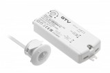 GTV LIGHTING GTV AE-WBEZDPIR-10 Kapcsoló PIR mozgásérzékelővel 230V, max.250W, kábel 2m,fehér