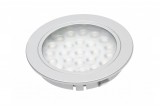 GTV LIGHTING GTV LD-AL24NE-53 LED Süllyesztett lámpatest ALVARO 12V DC, 1.7W, 24 SMD3528, 4000K, 130 lm, 2m kábel miniAMP,alumínium,műanyag házzal
