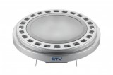 GTV LIGHTING GTV LD-AR11120-30 LED izzó 12W, AR111, 3000K, 12xPOWER LED, sugárzási szög 120°, G53, 850 lm, tejes pohár