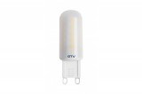 GTV LIGHTING GTV LD-G96440-45 LED izzó 4W, G9, 4000K, AC220-240V, sugárzási szög 360°, 300 lm, 43 mA