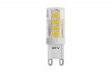 GTV LIGHTING GTV LD-G9P35W-30 LED izzó 3,5W, G9, 3000K, SMD 2835, AC220-240V, sugárzási szög 360°, 320lm, 38mA