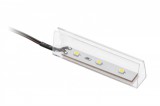 GTV LIGHTING GTV LD-KLPCB-00N LED kapocs műanyag polcokhoz 0.24W, 12V DC, 3000K, 10 lm, IP20, műanyag ház, 2 m kábelel miniAMP