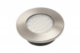 GTV LIGHTING GTV LD-OBP27CB-53 SET of 3 LED lámpatest, kerek süllyesztett fixtures BARRI 3528SMD, 3x1,5W, 27 diódák, 230VAC, 2700K