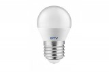 GTV LIGHTING GTV LD-SMGB45C-60 LED izzó 6W, B45, E27, 3000K, AC220-240V, sugárzási szög 160°, 470 lm, 52 mA