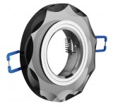 GTV OP-OPROKR-21 Süllyesztett kerek spot lámpatest, BRILLANTE, fekete színben