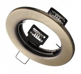 GTV OP-PAST1-02 Süllyesztett kerek spot lámpatest, inox, d=80mm