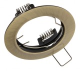 GTV OP-PROD3-30 Mennyezeti kerek spot lámpatest, PORTO, antik arany színben