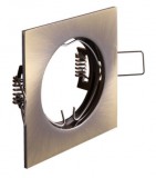 GTV OP-PROD4-30 Süllyesztett négyzet alakú spot lámpatest, antik arany