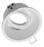 GTV OP-SALOK-10 Süllyesztett kerek spot lámpatest, SALTO, fehér színben