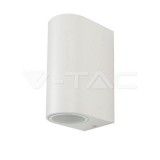 GU10 foglalattal ellátott fali lámpatest fehér 2 irányú IP44 - 7542 V-TAC
