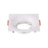 GU10 keret, fehér színű, négyzet forma (V-TAC)