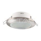 GU10 Keret, kerek forma, szatén nikkel (V-TAC)