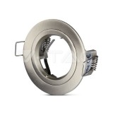 GU10 Keret kerek szatén nikkel