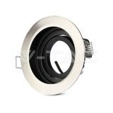 GU10 Keret Kerek Szatén Nikkel