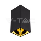 GU10 Keret, négyzet alakú, fekete és arany színű (V-TAC)