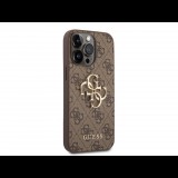 Guess 4G Big Metal Logo Apple iPhone 14 Pro tok barna (GUHCP14L4GMGBR) (GUHCP14L4GMGBR) - Telefontok