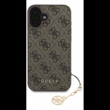 Guess 4G Charm iPhone 16 Plus Brown tok (GUHCP16MGF4GCW)