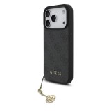 Guess 4G Charm tok iPhone 17 Pro készülékhez Tone on Tone Szürke