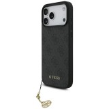 Guess 4G Charms Collection MagSafe tok iPhone 17 Pro Max készülékhez fekete