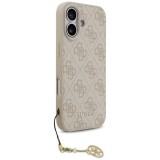 Guess 4G Charms Collection MagSafe tok iPhone 17 rózsaszínűhöz
