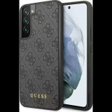Guess 4G Metal Gold Samsung Galaxy S23 szilikon tok, szürke (GUE2386)