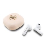 Guess 4G Metal Logo TWS vezeték nélküli fülhallgatók rózsaszín