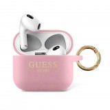 Guess Apple Airpods 3 tok pink (GUA3SGGEP) (GUA3SGGEP) - Fülhallgató tok