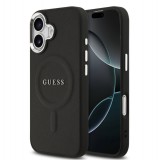 Guess Apple iPhone 17 Pro (6.3) PU Saffiano MagSafe hátlapvédő tok fekete (GUHMP17LPSAREGSK)