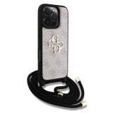 Guess Crossbody tok pink GUHCP16LP4GMGCRP Apple iPhone 16 Pro készülékhez