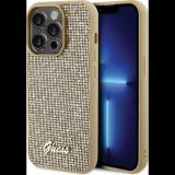 Guess Disco Metal Script Apple iPhone 15 Pro hátlap tok, arany (GUHCP15LPMSDGSD) (GUE003083)