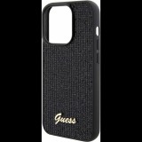 Guess Disco Metal Script Apple iPhone 15 Pro Tok - Fekete (GUHCP15LPMSDGSK)