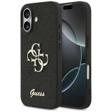 Guess Fixed Glitter Big 4G tok iPhone 17 készülékhez fekete