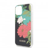 Guess Flower Shiny N.1 Apple iPhone 11 Pro Max tok virágmintás (GUHCN65IMLFL01) (GUHCN65IMLFL01) - Telefontok