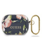 Guess GUACAPTPUBKFL03 N.3 Flower Collection tok AirPods Pro - kék