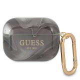 Guess GUAPUNMK AirPods Pro fekete Marble Collection tok