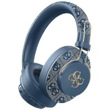 Guess GUBHS72P4FC4MB Metal 4G Logo Bluetooth vezeték nélküli fejhallgató ENC - kék