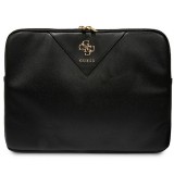 Guess GUCS14ZPGSTEGK Triangle 4G 14" notebook táska - fekete