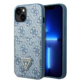 Guess GUHCP13SP4TPB iPhone 13 mini 5,4" kék 4G háromszög logó Cardslot keménytok