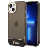 Guess GUHCP14MHGCOK iPhone 14 Plus 6.7" fekete keménytok áttetsző