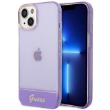 Guess GUHCP14MHGCOU iPhone 14 Plus 6.7" lila keménytok áttetsző