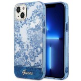 Guess GUHCP14MHGPLHB iPhone 14 Plus 6.7" kék keménytok Porcelán kollekció