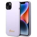 Guess GUHCP14MSLSMU iPhone 14 Plus 6.7" lila keménytok Szilikon Vintage arany logó