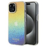 Guess GUHCP14SHDECMI iPhone 14 6.1" sokszínű keménytok IML Faceted Mirror Disco Iridescent tükör