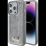 Guess GUHCP15XPSFDGSS iPhone 15 Pro Max 6.7" Ezüst Keménytok Sequin Script Metal (GUE003075)