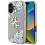 Guess GUHCP16SPGROP4MU Grained Roses Big 4G Logo tok iPhone 16 - fáradt lila