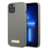 Guess GUHMP13MSPLG iPhone 13 6.1" szürke keménytok Silicone Logo Plate MagSafe