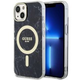 Guess GUHMP14SPCUMAK iPhone 14 6.1" fekete keménytok Márvány MagSafe márvány