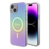 Guess GUHMP15MHITSU iPhone 15 Plus 6.7" lila keménytok IML Iridescent MagSafe